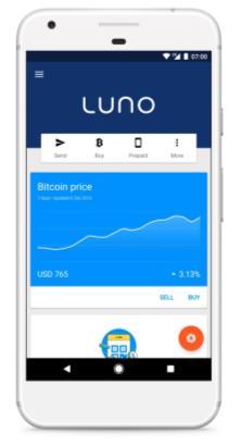 Luno Luno is a global crypto-currency platform, providing highly secure mobile wallets, institutional quality exchanges, and various API s for merchant and other business integration.