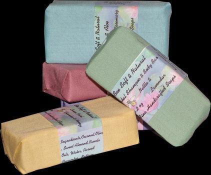 Packaging Good packaging will give your soaps the professional look they deserve.