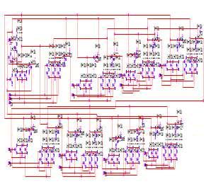 having TB with transistors M 0 and M 1. So totally 94 transistors were used in this logic which is shown in Figure 11.