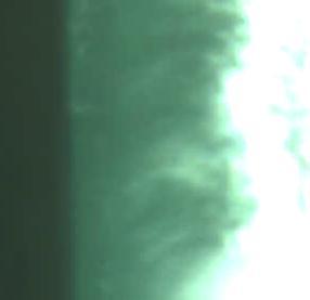 350um Exposed green plastic Visible images & ATR Imaging