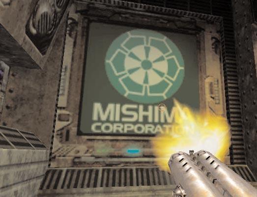 SOLITARY SECRET AREA #4 Face the Mishima Corporation logo sign and blow it apart with a weapon to reveal a small secret niche with a goldensoul.