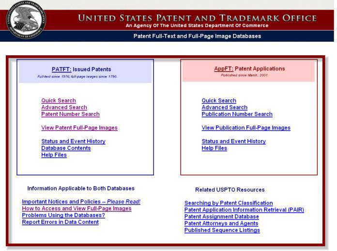 Search Tools Uspto.com U.S. issued and published Most up to date Google.