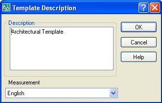 If you are using the same computer everyday, save the file in the AutoCAD template folder, type the file name Architectural and choose the File Type to be AutoCAD Drawing Template File (*.