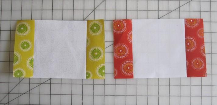 Make sure you have enough fabric as you near the end of a strip. Start a new strip if needed.