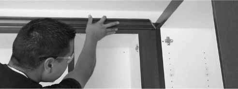INSTALLING TRIM Installing crown moulding can be accomplished in a variety of ways depending on the application.