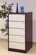 Depth (mm) 630 630 630 630 Quantity of drawers 5 4 6 8 Quantity of rows in one drawer 2 4 Internal dimensions of the drawers (mm) h x