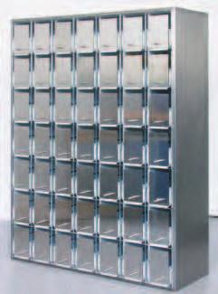 It is possible to manufacture the cabinet in lighter and cheaper version without mineral wool filling, made of powder