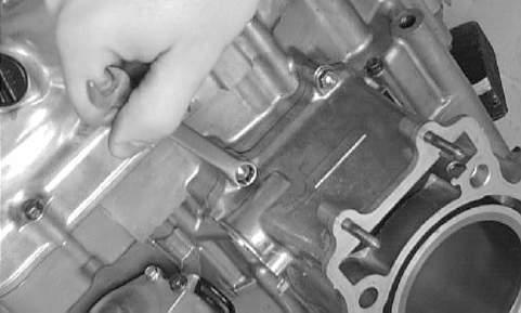 Fig. 3-721 5. Install the coolant hose onto the crankcase union and tighten the clamp. C. Cylinder Head D. Valve Cover CC023D Fig. 3-722 1.