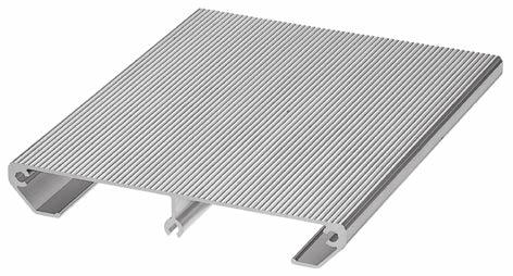ITAS Accessories Features: An endless step profile made of extruded aluminium which is cut to the step width desired. The surface complies with the UVV rules DIN 24530.