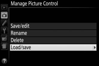 Sharing Custom Picture Controls Custom Picture Controls created using the Picture Control Utility available with ViewNX 2 or optional software such as Capture NX 2 can be copied to a memory card and