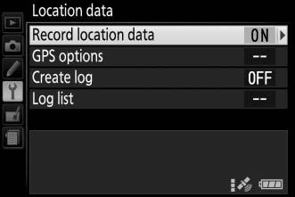 using the supplied ViewNX 2 software (0 154). 6 Turn the location data function off.