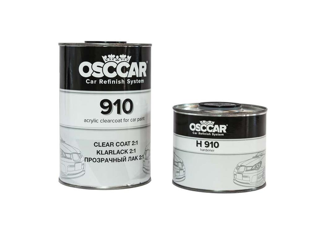 3 CLEAR COATS Clear coat 90 Economy clear coat, characterized by good flow, UV resistant, a good gloss and high ease of application and perfectly polished.