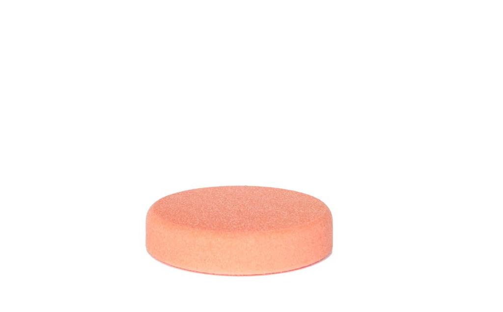 27 ACCESSORIES Polishing pad (WITE) ardest polishing sponge can be used with all kind of VELCRO backing pads. Excellent results on spray- painted surfaces.