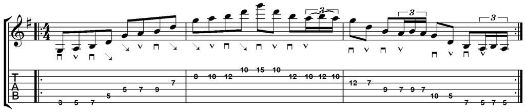 16. G9, root on the 6 th string, 3 octaves
