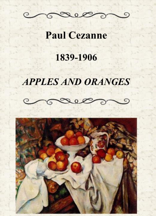Cezanne considered shapes to be the basic forms;