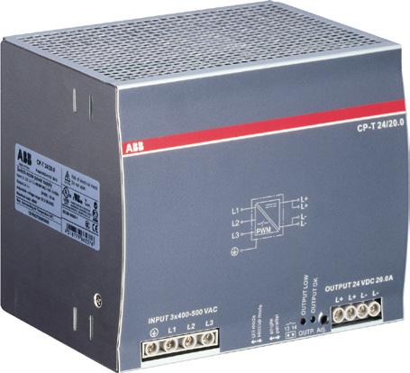 The devices can be supplied with a three-phase voltage as well as with two-phase mains.