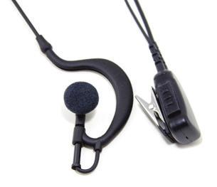 earpiece ideal for radio users requiring discreet communication.