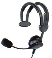 swivel belt loop Lightweight Behind-The-Head Headset with In-line PTT HS11V-X03S Durable and