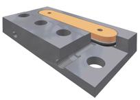 1 1 1 3 4 4 3 4 3 Kostyrka clamping strips and clamping cassettes for holding and releasing e.g. slides.