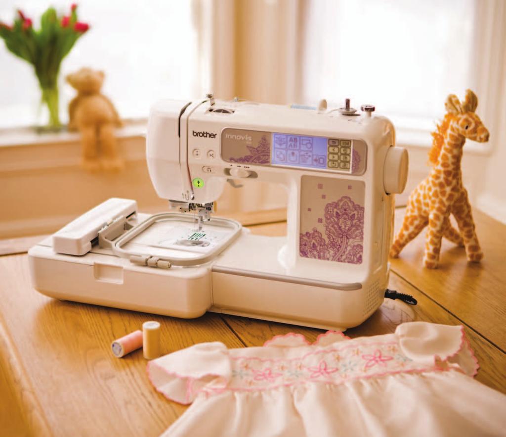 900 The compact sewing and embroidery machine Brother NV-900 900 LCD touch screen Automatic