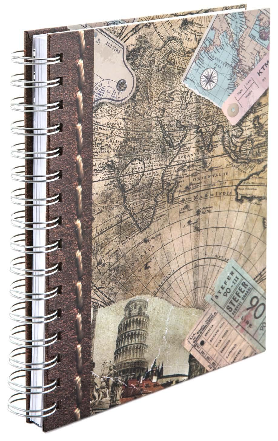 destination. The front cover features a world map design with aeroplane symbols and flight paths picked out in glossy red and black.