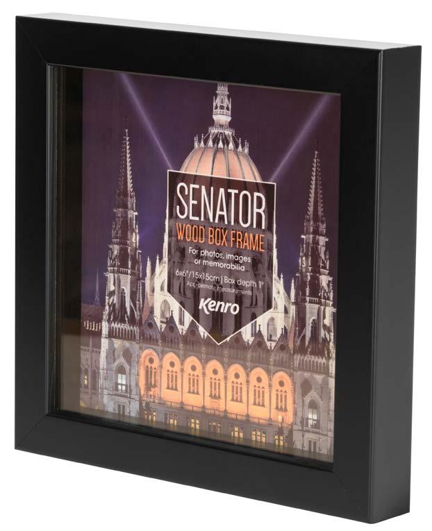 Senator Series Multi Frames Available in black or white, this new twin aperture frame measures 12x18 and is supplied with a