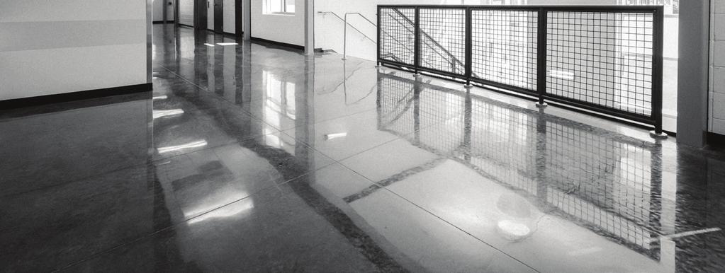 EVALUATION DETERMINE WHAT TYPE OF FLOOR YOU HAVE - MECHANICALLY POLISHED OR SEALED? IF YOUR FLOOR IS POLISHED, EVALUATE ITS CONDITION AND DECIDE WHAT LEVEL OF SERVICE IT REQUIRES.