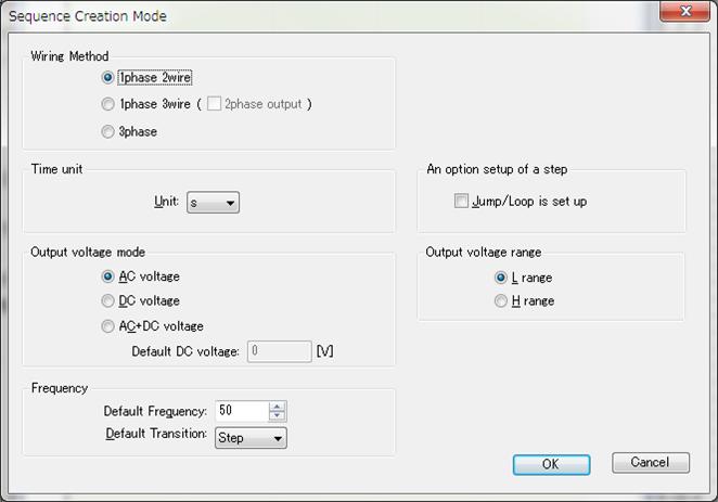 Setting the Sequence Creation Mode Sequences are groups of executable units called steps.