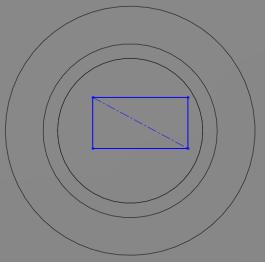 Creating concentric features Use the same procedure to create two further