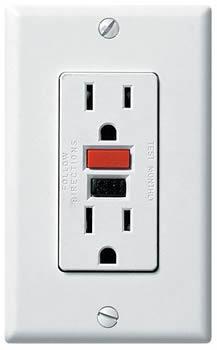 Ground Fault Circuit Interrupter (GFCI) A device that