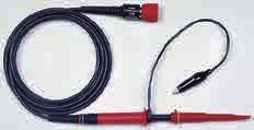 2m High-Voltage Probe SS-0170R Frequency BW: DC to 400MHz Maximum Input Voltage: 6kV (DC+ACpk, CATⅠ) Input RC: 66.