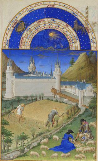 The Limbourg Brothers Illuminated page