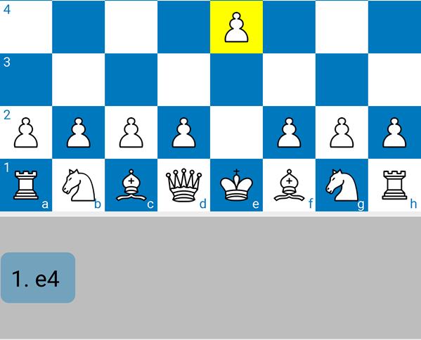 area. To continue moving chess pieces use your finger to press on the piece you want to move and