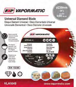 This disc offers one of the best cost per cut ratios in the market. Conforms to EN 12413.
