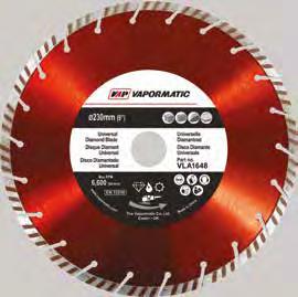 m/s) VLA1408 Metal Cutting Disc, DC** 115mm (4 1 /2 ) 3mm 22mm 13,300 (80 m/s) VLA1416 Metal Grinding Disc, DC** 115mm (4 1 /2 ) 6mm 22mm