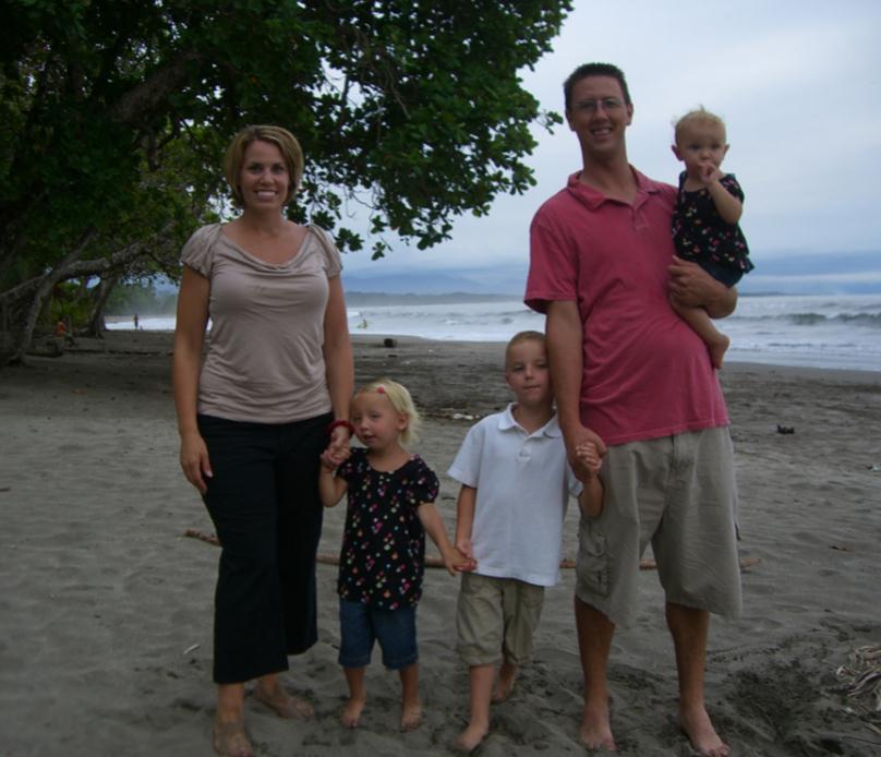 My name is John Jonas. Below is a photo of my family on the beach in Costa Rica, where we spent a month. Why did we go to Costa Rica for a month?