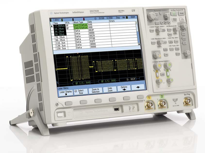 MIL-STD 1553 Triggering and Hardwarebased Decode (Option 553) for Agilent s InfiniiVision Series Oscilloscopes Data Sheet Debug the physical layer characteristics of your MIL-STD 1553 bus faster