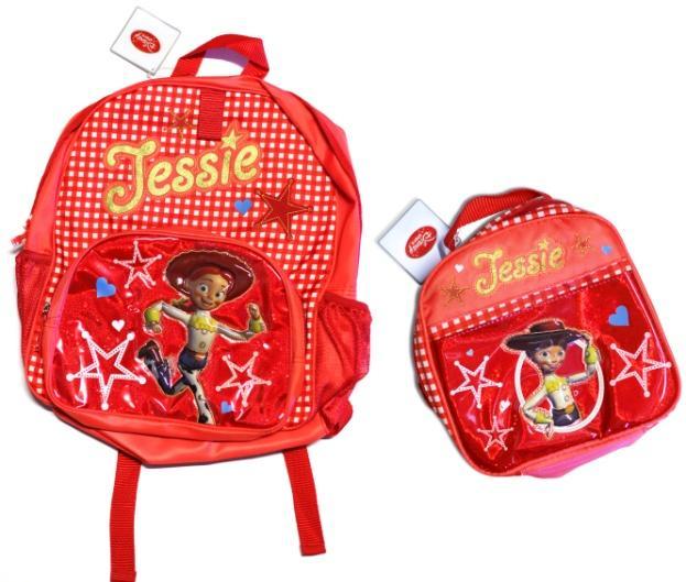 DISNEY BACK TO SCHOOL 2010 Jessie Backpack & Lunch Tote Backpack SRP: $19.50 Lunch Tote SRP: $12.50 Yee haw!