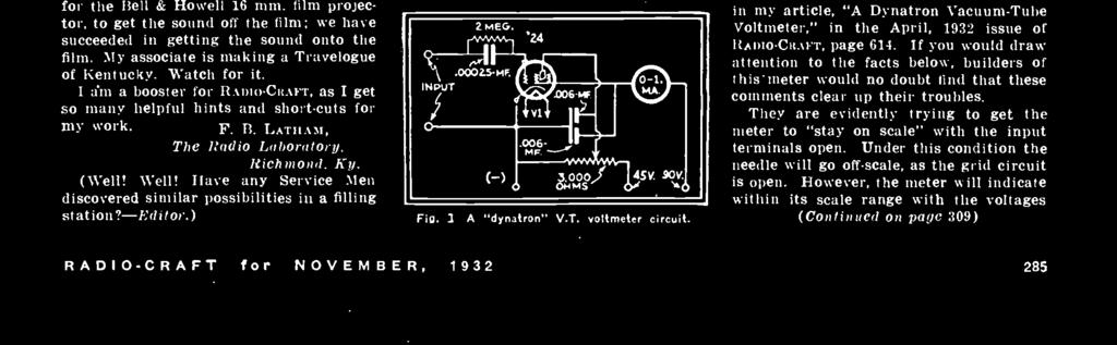 speaker field circuit, the ground resulting from a leakage through the speaker terminal strip to the chassis. pfflclq ; ".RADl03"") SERVICE MENY / SOcIKINT Official lapel button of the O. R. S. M. A.