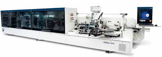 RANGE STEFANI ONE - TWO Edge bander Ideal for the production of medium / high volumes of panels with door/softforming/evolved