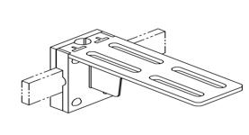 Support Bracket Attaches to cable rack, walls,
