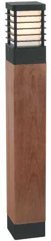 SCANDINAVIAN WOOD E27 Our new range of wooden bollards fits perfectly to all projects combining modern