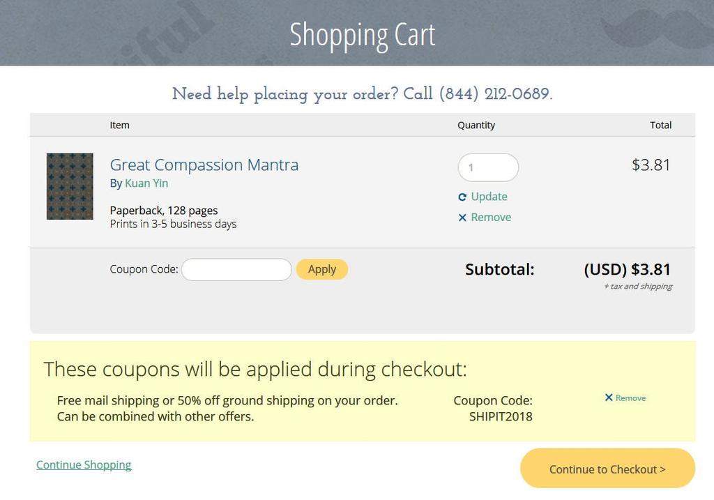 Never check out of Lulu.com before you go online to scour for coupon codes.