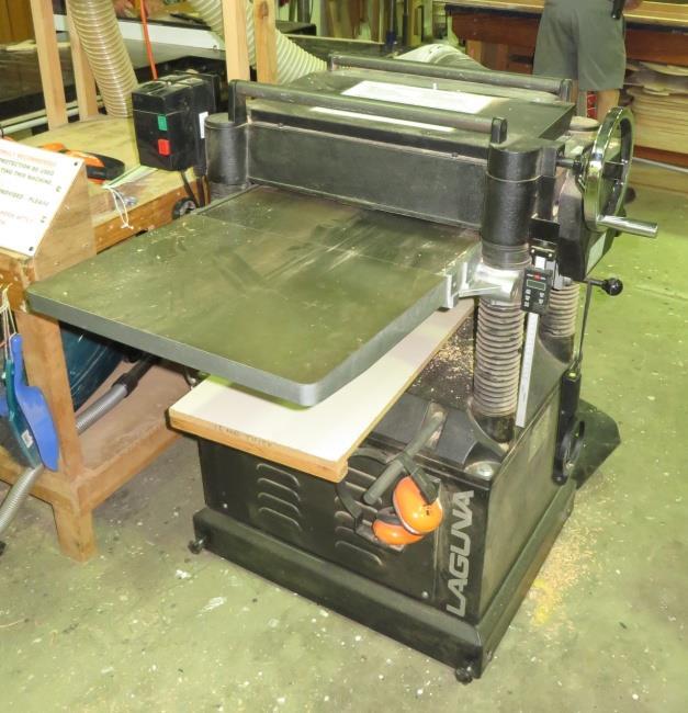 5. Thicknessers A thicknesser, which is sometimes called a planer, takes a board and planes it flat and smooth to a final thickness set by the operator.