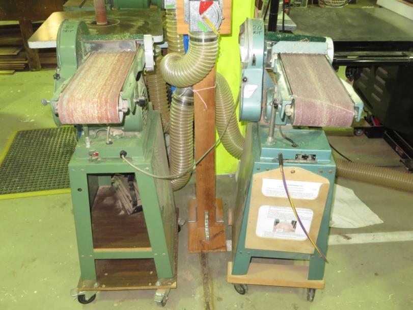 8. Belt and Disc Sanders A belt sander is a sander used in shaping and finishing wood and other materials.