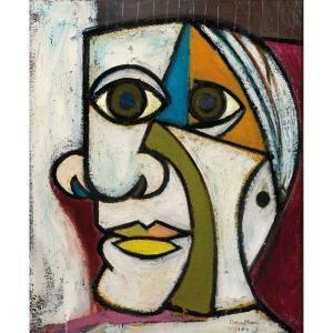 woman: Picasso: Cubism Portrait: Week 2: Vocabulary: Cubism, abstract,
