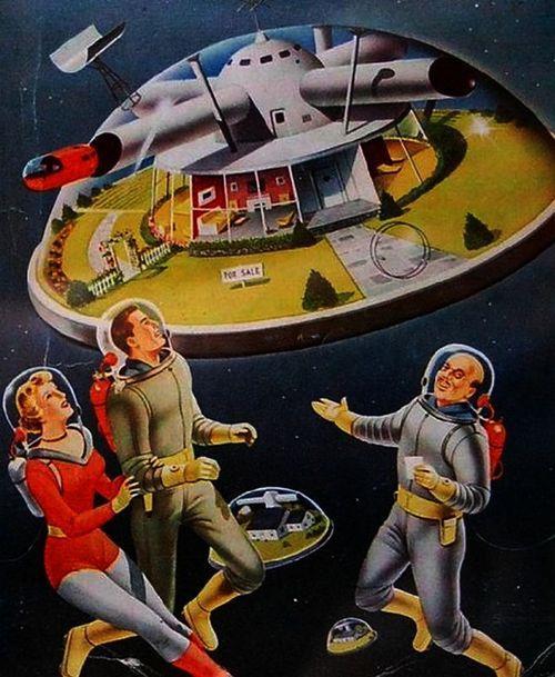 A HOME IN SPACE If people are planning to move out to space colonies in the coming years, their space station homes will have to come with several important features.