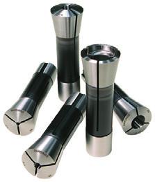 R8 collets and R8 (ER) tool holders are precision manufactured by Hardinge and are carburized and case hardened for maximum wear and strength.