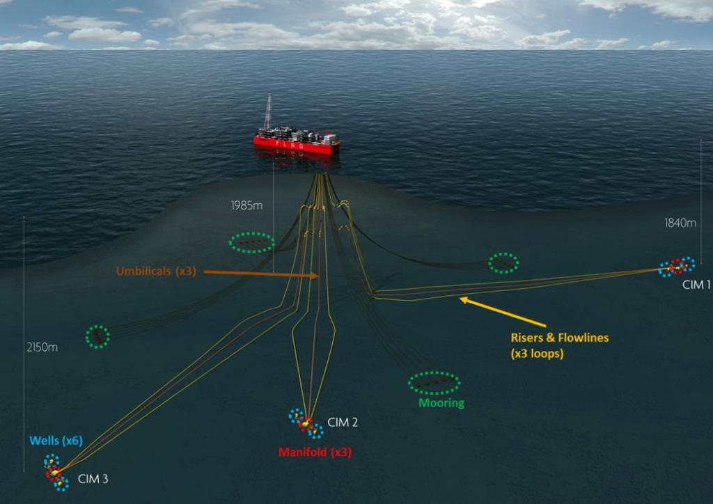 This project highlights Eni s technological leadership in the development of deepwater gas fields via FLNG facilities.