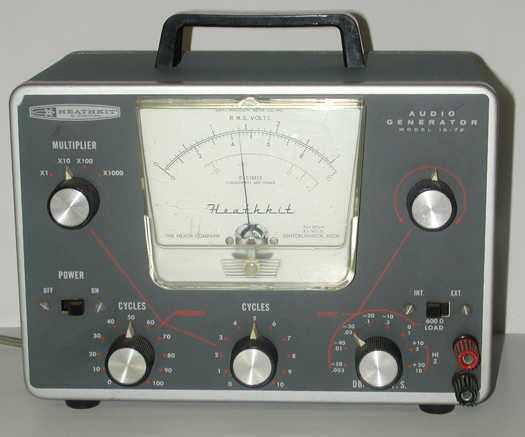 Whenever I needed an audio oscillator in the past, I got out an old, but solid-state, Knight Kit KG- 688. Though the Heathkit IG-72 uses tubes, it has some handy features.